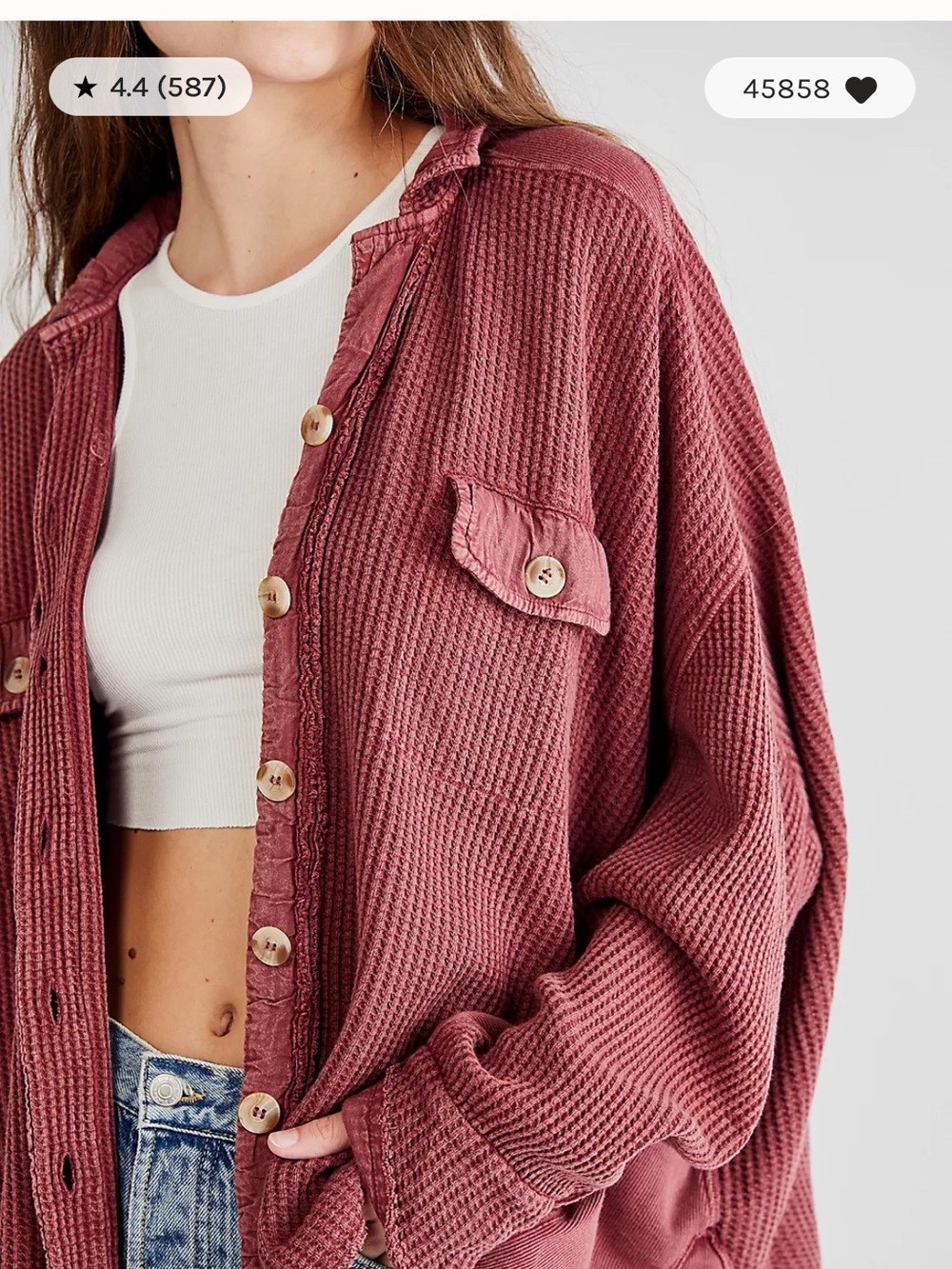 Free People Scout Jacket - dreamy mulberry - Picture 3 of 5